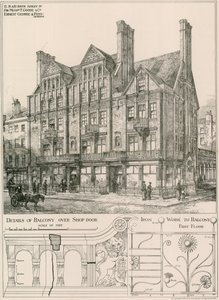 Pánové T Goode & Co., 17, 18 a 19 South Audley Street, Londýn od English School