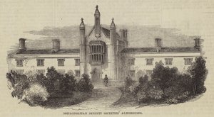 Metropolitní dobročinné společnosti“ Almshouses od English School