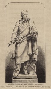 Michael William Balfe, hudební skladatel (rytina) od English School