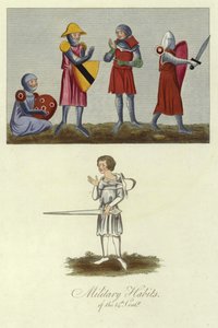 Vojenské zvyky 14. století od English School