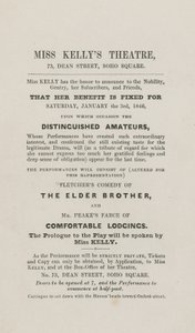 Miss Kellys Theatre, 73 Dean Street, Soho Square, Londýn od English School