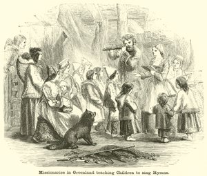 Misionáři v Grónsku učí děti zpívat hymny od English School
