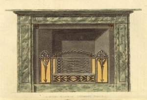 Mona Marble Komínový kus, z Ackermann
