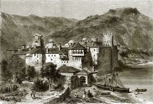 Klášter Sphigmenou od English School