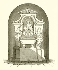 Památník Galileo v kostele Santa Croce ve Florencii od English School