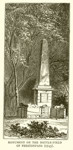 Památník na bitevním poli Prestonpans (1745)