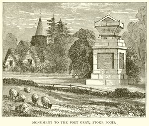 Památník básníka Graye, Stoke Poges od English School
