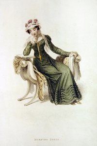 Ranní šaty, módní talíř z Ackermann