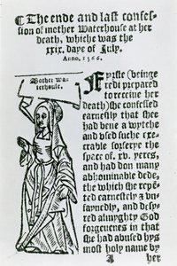 Mother Waterhouse (c.1503-1566), brožura, 1566 od English School