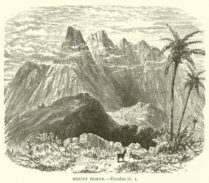 Hora Horeb, Exodus, iii od English School