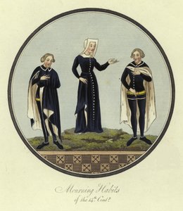 Smuteční zvyky 14. století od English School