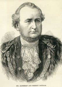 Pan Alderman a šerif Nottage z The Illustrated London News, 10. listopadu 1877 od English School