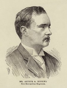 Pan Arthur A Hopkins (rytina) od English School