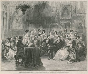 Pan Charles Kemble čte Shakespeara od English School