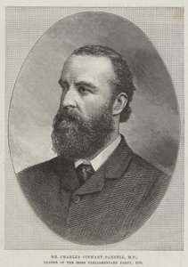 Pan Charles Stewart Parnell, poslanec, vůdce irské parlamentní strany od English School