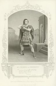 Pan Creswick jako Coriolanus, Coriolanus, dějství V, scéna III od English School
