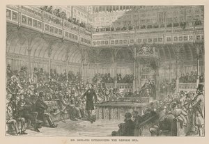 Pan Disraeli představuje reformní zákon od English School