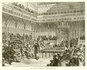 Pan Disraeli představuje reformní zákon od English School