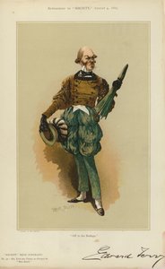 Pan Edward Terry, jako Petitpois v Modré vousy (barva lito) od English School