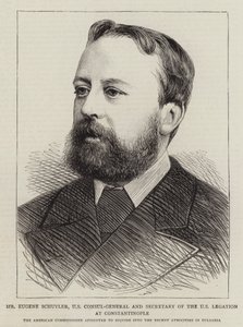 Pan Eugene Schuyler, americký generální konzul a tajemník vyslanectví USA v Konstantinopoli od English School