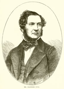 pan Gladstone (1855) od English School