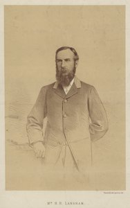 pan H H Langham (litho) od English School