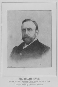 Pan Heath Joyce, redaktor „Graphic“ a společný redaktor „Daily Graphic“ (rytina) od English School