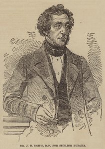 Pan J B Smith, poslanec za Stirling Burghs (rytina) od English School