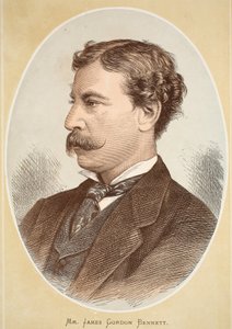 Pan James Gordon Bennett, ilustrace z Obrazového vydání života a objevů Davida Livingstona od J. Ewinga Richieho, pub. od A. Fullarton & Co., 1876 od English School