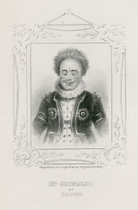 Pan Joseph Grimaldi jako klaun od English School