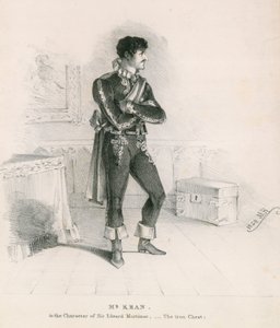Pan Kean v postavě sira Edwarda Mortimera ve filmu Železná truhla od English School
