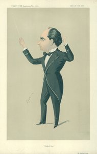 Pan Landon Ronald, Guildhall Music, 13. prosince 1913, karikatura Vanity Fair od English School