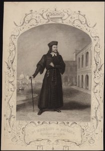 Pan Macready jako Shylock od English School
