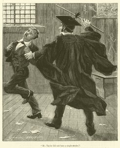 "Pan Taylor neudělal ani jeden úder" (rytina) od English School