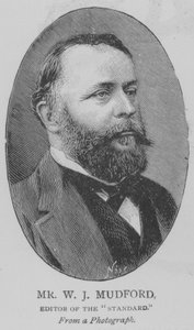 Pan W J Mudford, redaktor "Standard" (rytina) od English School