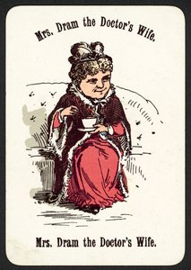 Paní Dram Doktorova žena (barevné lito) od English School
