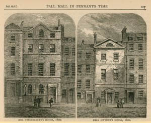 Paní Fitzherberts House a Nell Gwynnes House, 1820 od English School