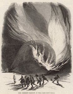 Balón paní Grahamsové v plamenech od English School