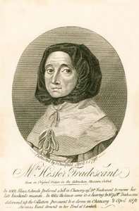 paní Hester Tradescant od English School