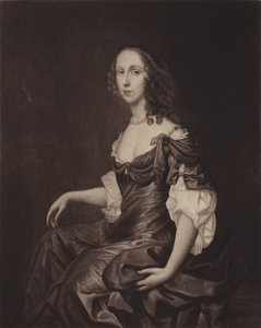 Paní Iretonová (Bridget Cromwellová), nejstarší dcera Olivera Cromwella (litografie) od English School