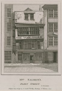 Paní Salmonsová, The Wax Work, Fleet Street od English School