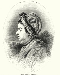 Paní Susanna Wesley (rytina) od English School