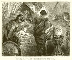 Mucius Scaevola v přítomnosti Porsenny od English School