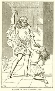 Vražda prince Artuše, 1202 od English School