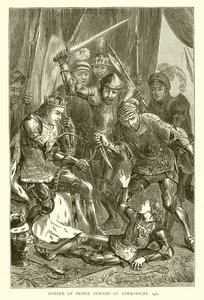 Vražda prince Edwarda v Tewkesbury, 1471 od English School