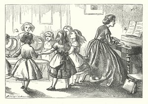 Hudební děs (rytina) od English School