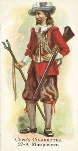 mušketýr (chromolitho) od English School