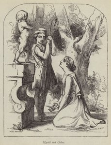 Myrtil a Chloe (rytina) od English School