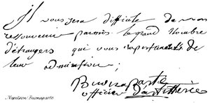 Napoleon Buonaparte od English School