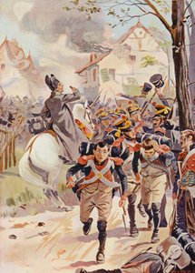 Napoleon v bitvě u Lützenu od English School